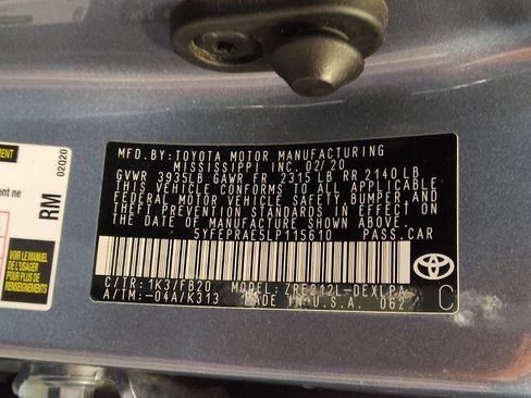 Used 2020 Toyota Corolla LE FWD image 33