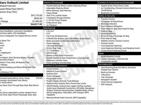 Certified 2026 Subaru Outback Limited AWD/4WD image 10