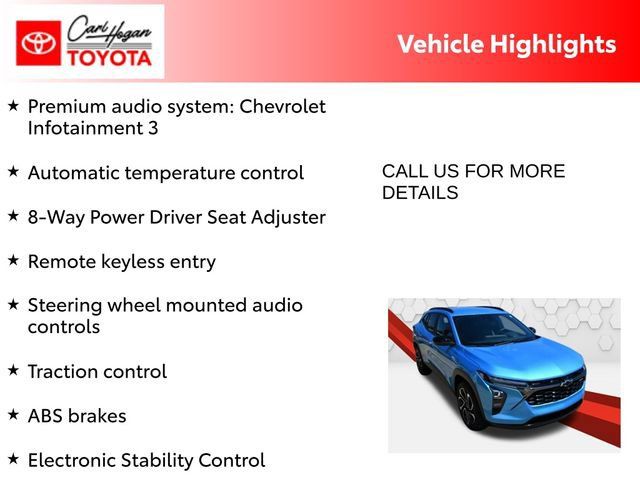 Used 2025 Chevrolet Trax RS w/ Driver Confidence Package FWD image 10