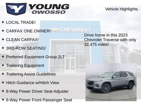 Used 2023 Chevrolet Traverse RS image 7