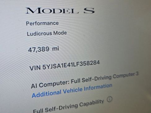Used 2020 Tesla Model S Performance AWD/4WD image 14
