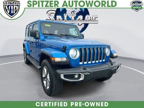 Certified 2022 Jeep Wrangler Unlimited Sahara w/ Cold Weather Group image 1