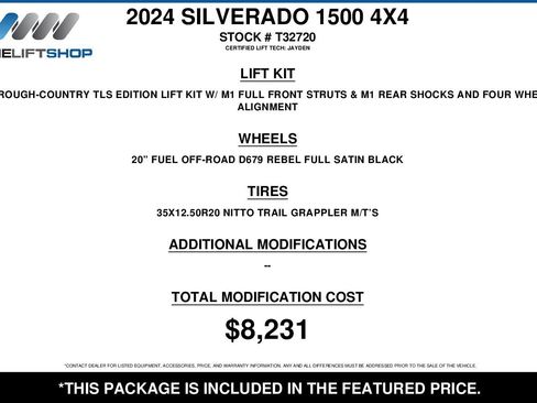 Used 2024 Chevrolet Silverado 1500 LT Trail Boss w/ LT Trail Boss Premium Package AWD/4WD image 2