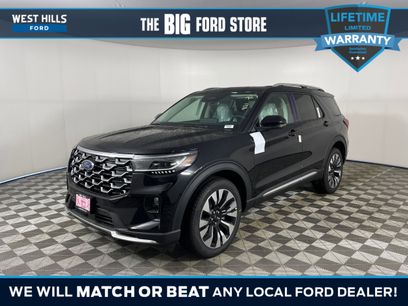 New 2025 Ford Explorer Platinum
