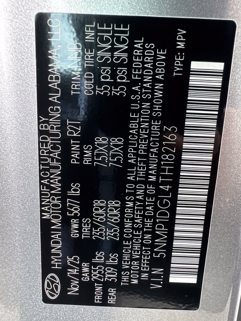 Certified 2026 Hyundai Santa Fe SE AWD/4WD image 11