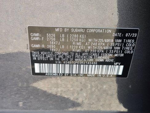 Used 2024 Subaru Outback Touring XT AWD/4WD image 32
