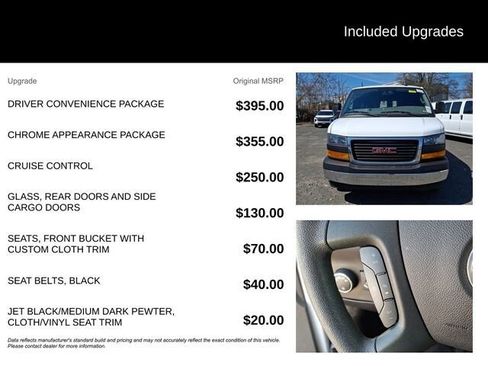 Used 2024 GMC Savana 2500 w/ Driver Convenience Package image 6