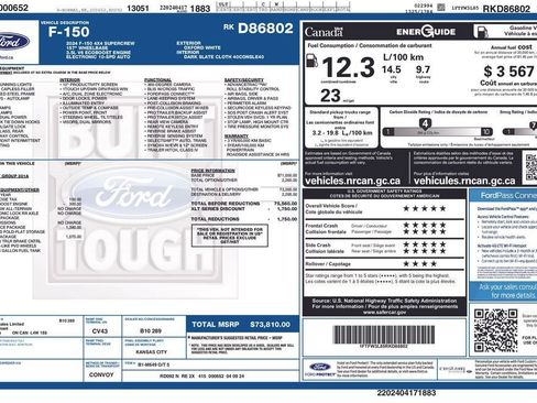 Used 2024 Ford F150 XLT w/ Mobile Office Package AWD/4WD image 35
