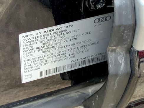 Used 2021 Audi Q7 3.0T Prestige w/ Prestige Package AWD/4WD image 35