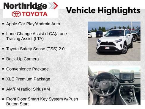 Used 2022 Toyota RAV4 XLE Premium FWD image 2