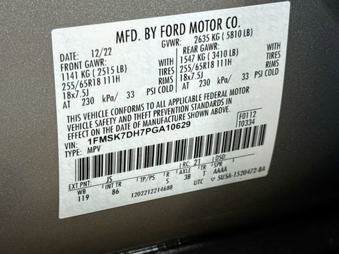 Used 2023 Ford Explorer XLT RWD image 29