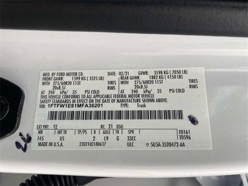 Certified 2021 Ford F150 XLT w/ Equipment Group 302A High image 57