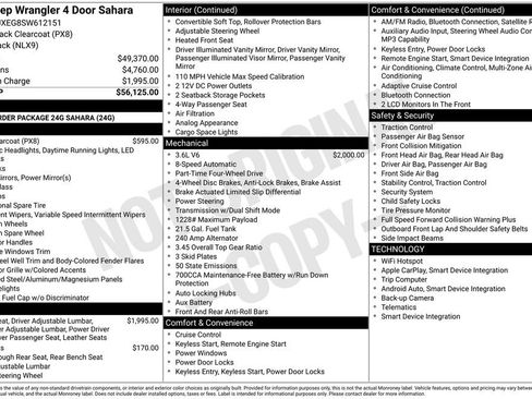 Certified 2025 Jeep Wrangler Unlimited Sahara AWD/4WD image 10