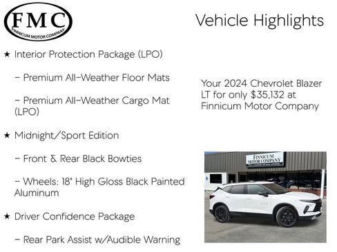 Used 2024 Chevrolet Blazer LT w/ Midnight/Sport Edition image 16
