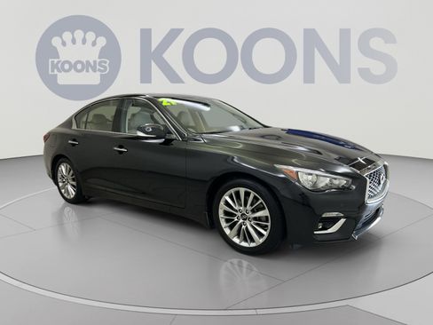 Used 2021 INFINITI Q50 Luxe w/ Cargo Package RWD image 10