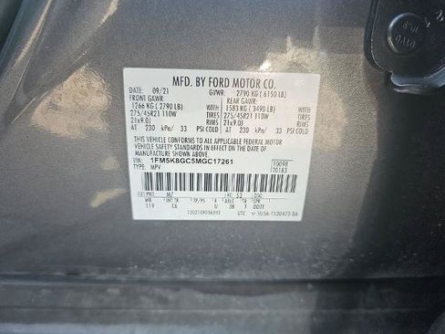 Certified 2021 Ford Explorer ST w/ Equipment Group 401A AWD/4WD image 35