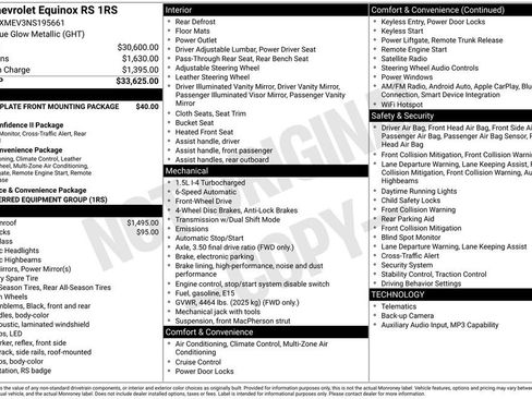 Used 2022 Chevrolet Equinox RS image 15