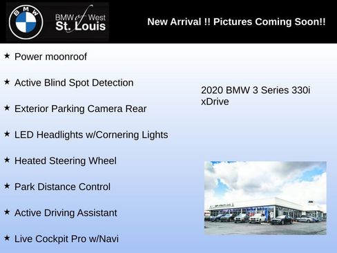 Used 2020 BMW 330i xDrive Sedan w/ Convenience Package image 4