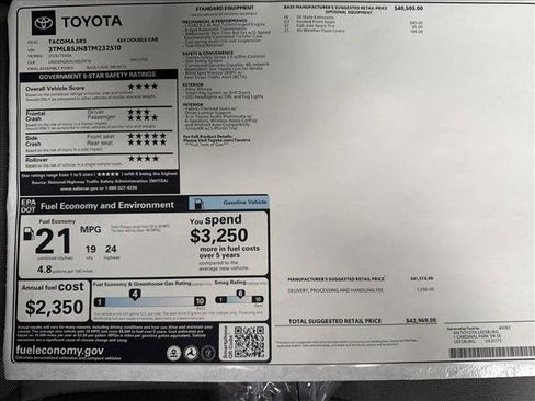 New 2026 Toyota Tacoma SR5 image 24