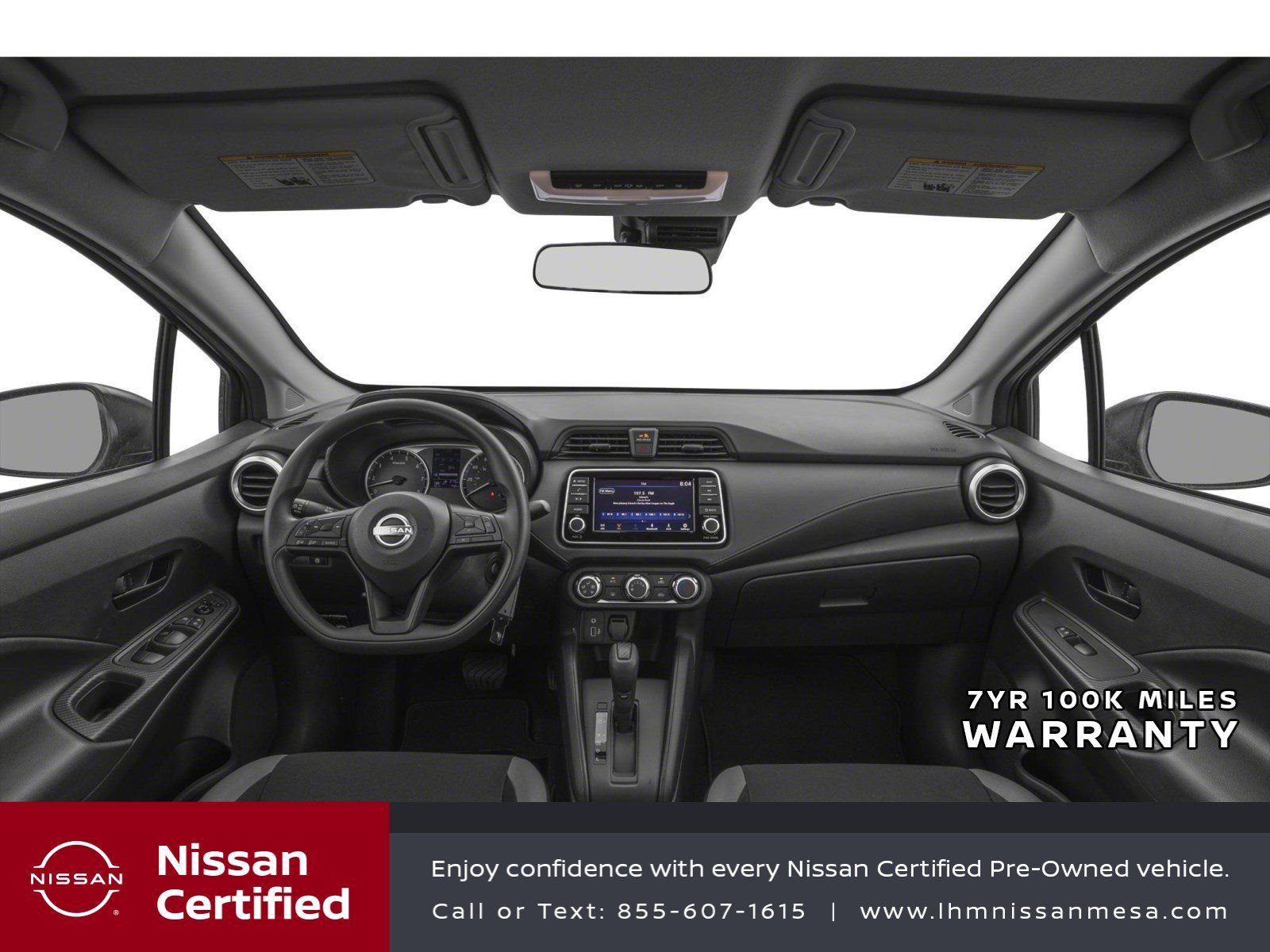 Certified 2025 Nissan Versa S w/ Trunk Package FWD image 5