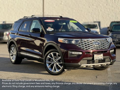 Certified 2022 Ford Explorer Platinum w/ Equipment Group 601A image 1