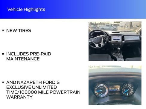 Used 2021 Ford Ranger XLT w/ Equipment Group 301A Mid image 16