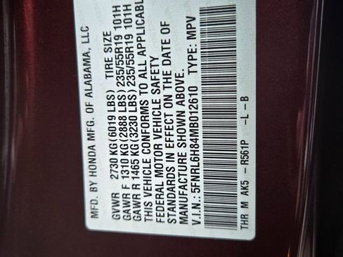 Used 2021 Honda Odyssey Touring image 14