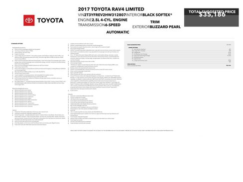 Used 2017 Toyota RAV4 Limited FWD image 2