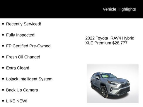 Used 2022 Toyota RAV4 XLE Premium image 2