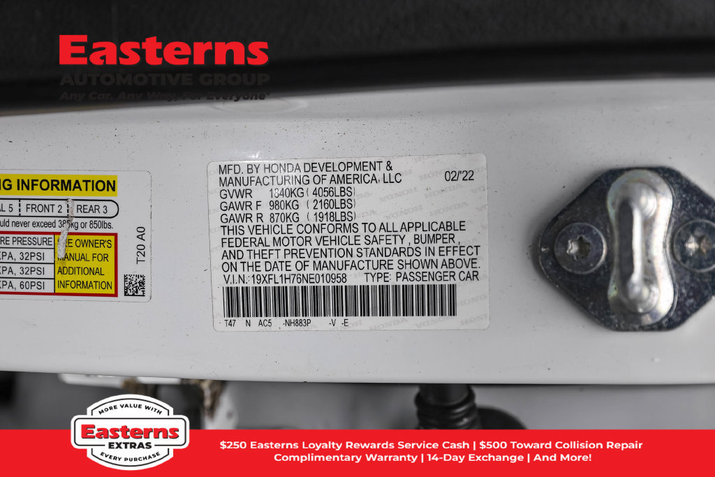 Used 2022 Honda Civic EX-L image 36