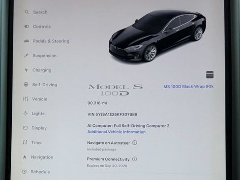 Used 2019 Tesla Model S 100D AWD/4WD image 14