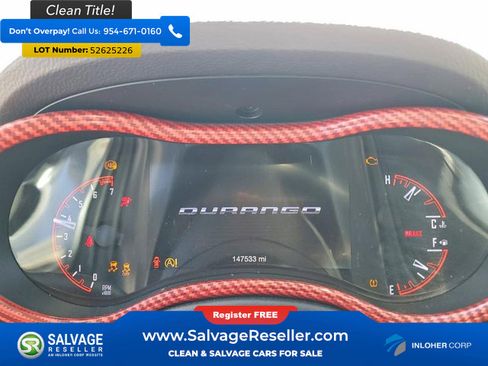 Used 2017 Dodge Durango GT w/ Nav & Power Liftgate Group RWD image 12