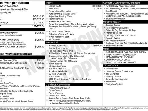 Used 2023 Jeep Wrangler Rubicon w/ LED Lighting Group image 29