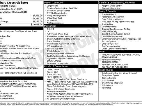 Used 2022 Subaru Crosstrek 2.5i Sport image 7