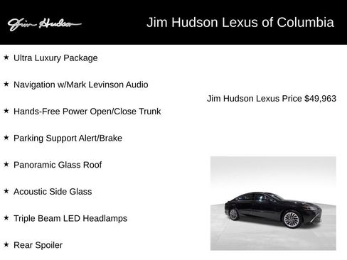 Used 2022 Lexus ES 350 Ultra Luxury w/ Accessory Package 2 FWD image 3