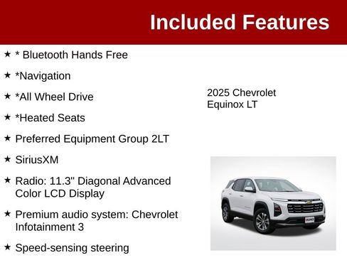Used 2025 Chevrolet Equinox LT AWD/4WD image 3
