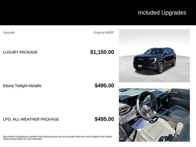 New 2026 GMC Acadia AT4 w/ Luxury Package AWD/4WD image 5