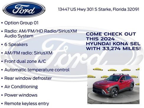Used 2024 Hyundai Kona SEL FWD image 15