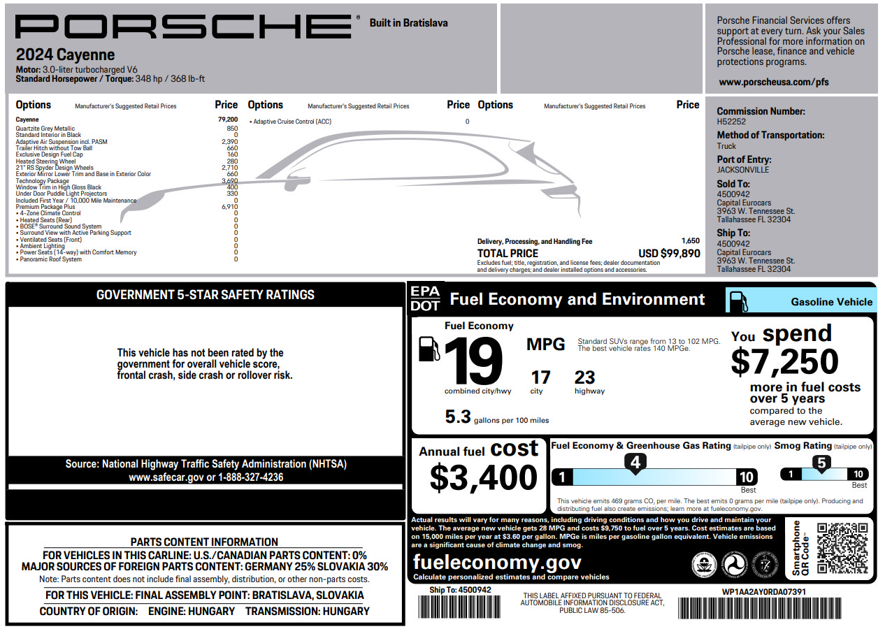 Used 2024 Porsche Cayenne AWD/4WD image 42