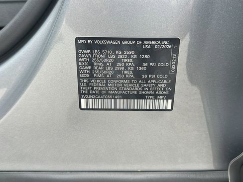 New 2026 Volkswagen Atlas SE image 28