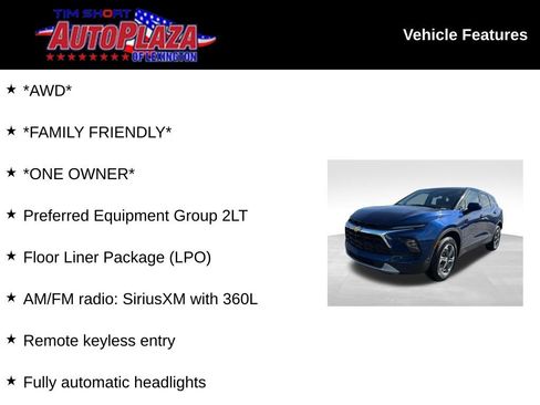 Used 2023 Chevrolet Blazer LT w/ LPO, Floor Liner Package image 7