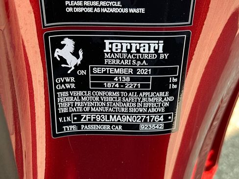 Used 2022 Ferrari F8 Tributo RWD image 45