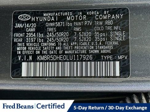 Used 2020 Hyundai Palisade Limited w/ Winter Weather Package image 36