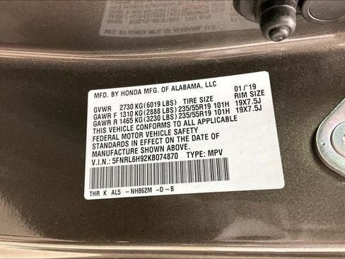Used 2019 Honda Odyssey Elite image 33