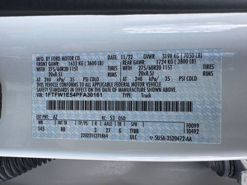 Certified 2023 Ford F150 Platinum AWD/4WD image 32
