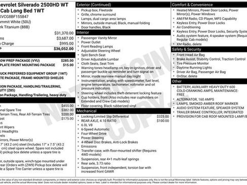 Used 2011 Chevrolet Silverado 2500 W/T w/ Snow Plow Prep Package AWD/4WD image 26