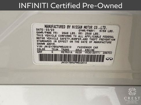Certified 2023 INFINITI Q50 Luxe w/ Cargo Package AWD/4WD image 28