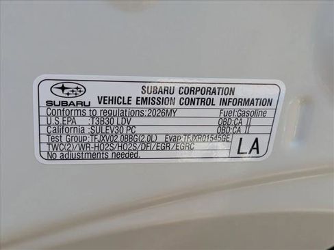 New 2026 Subaru Impreza 2.0i Sport image 16