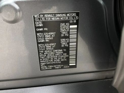 Used 2018 Nissan Rogue SV AWD/4WD image 22