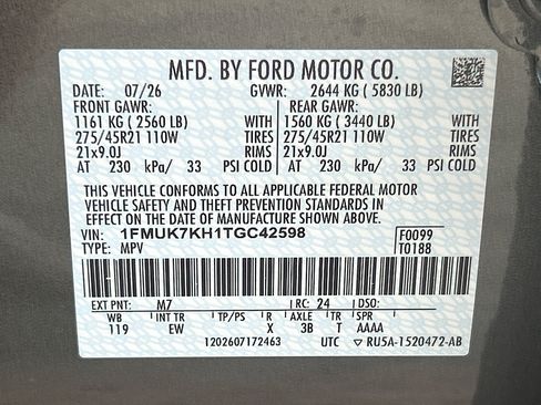 New 2026 Ford Explorer ST-Line w/ ST-Line Street Pack RWD image 21